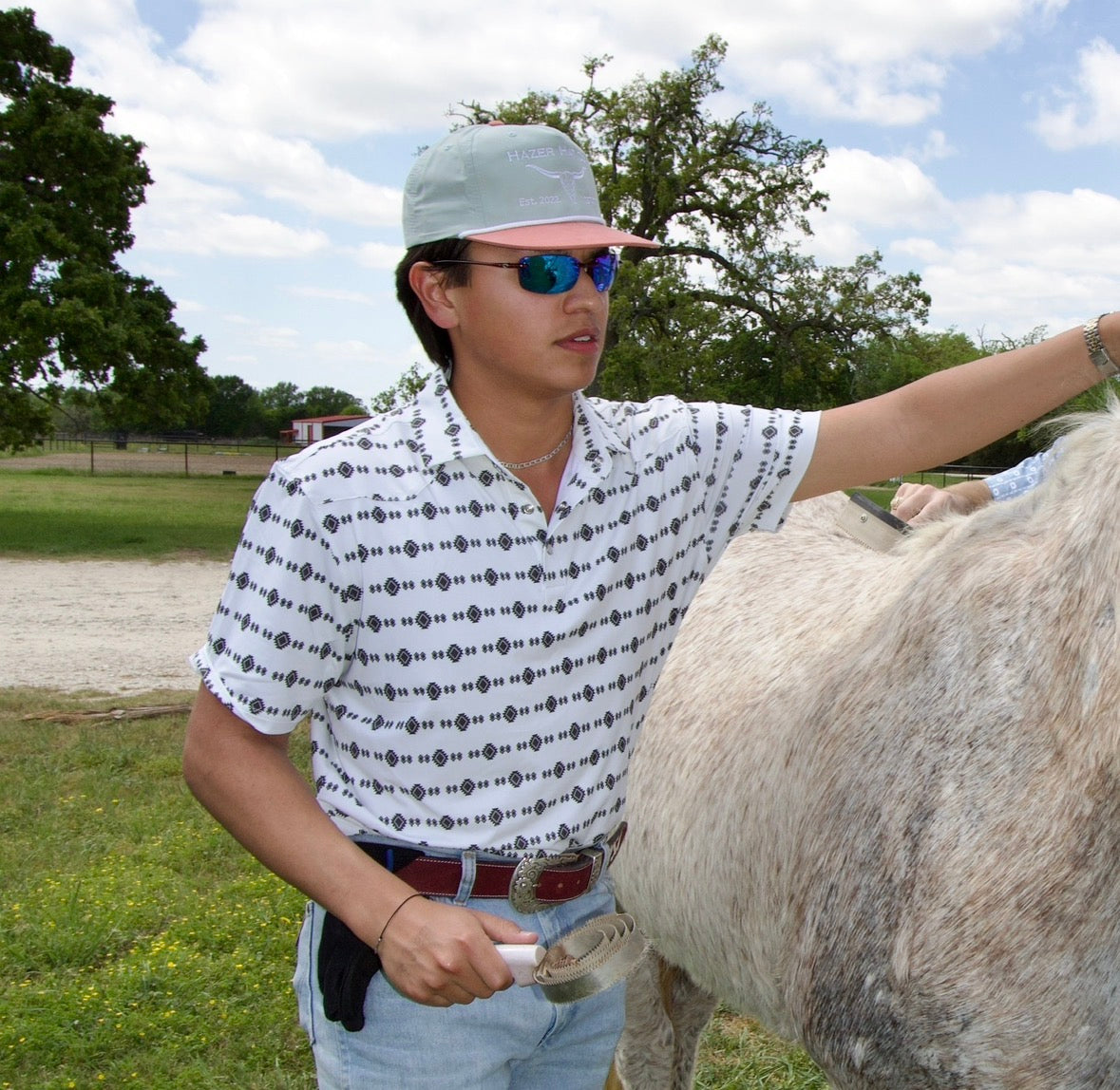 The “Desert Sand” Pearl Snap Polo
